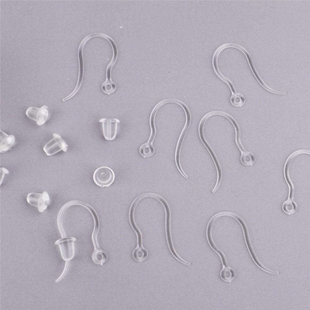 40pcs Clear Plastic Earring Ho - Resin Art Essentials review and price