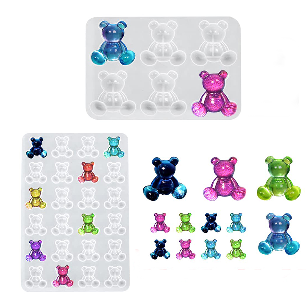 Crystal Bear Resin Silicone Mo - Resin Art Letters review and price