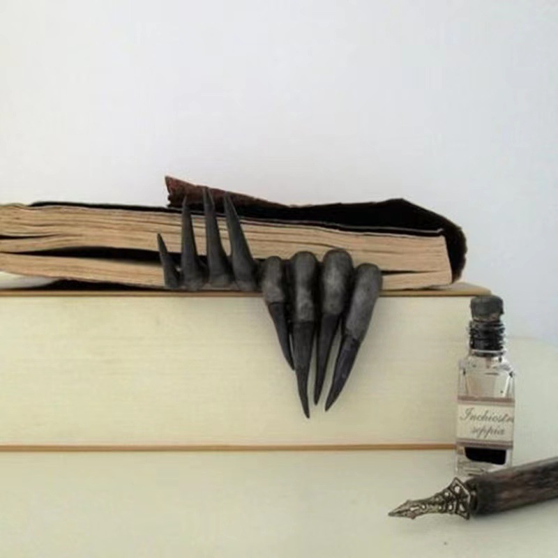 Gothic Devil Claw Bookmark Res - Resin Art Bookmark review and price