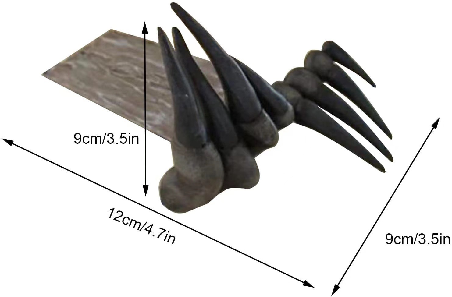 Gothic Devil Claw Bookmark Res - Resin Art Bookmark review and price