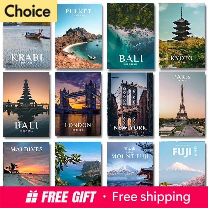 World Famous Tourist Cities Po - Resin Art Bali review and price