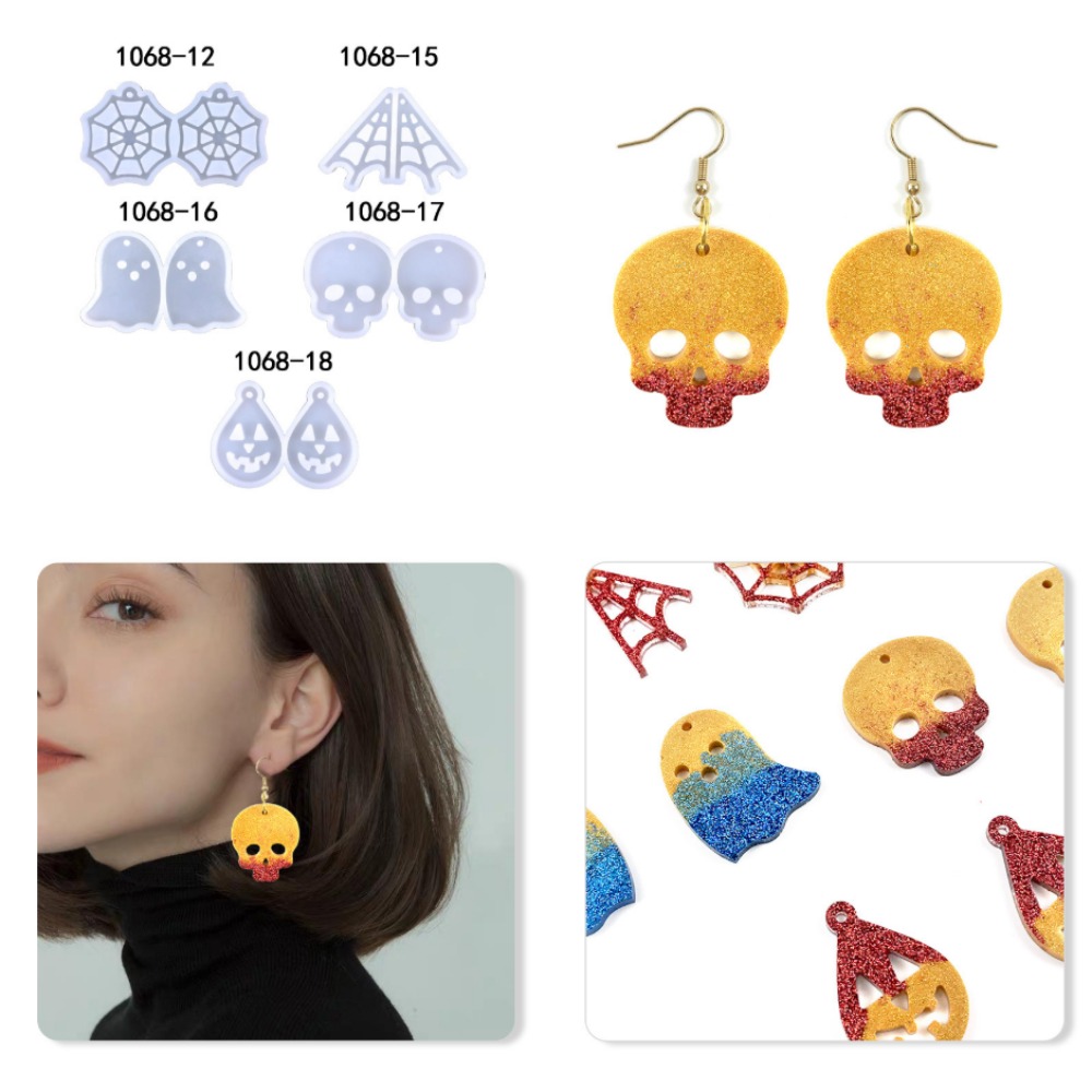 Shiny Cute Ghost Silicone Mold - Resin Art Necklace review and price