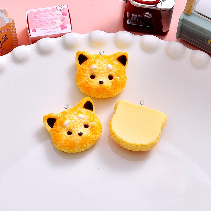 10Pcs Cartoon Biscuits Dog Res - Resin Art Necklace review and price